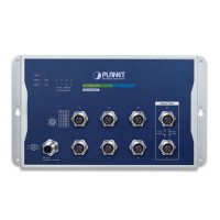PLANET WGS-5225-8MT Industrial L2+ 8-Port 10/100/1000T M12 Wall-mount Managed Switch